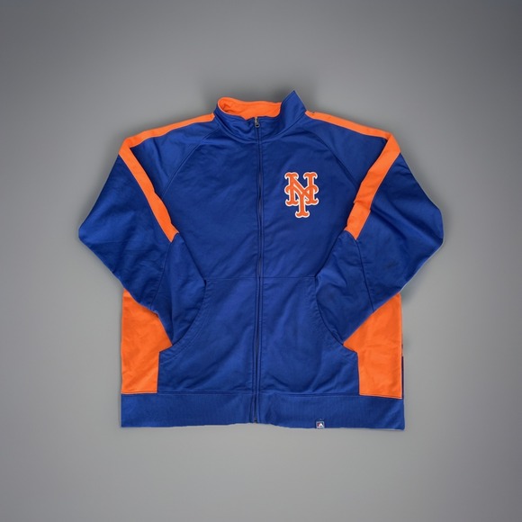Majestic Other - Vintage Majestic MLB New York Mets Track Jacket Size XL - See Measurements